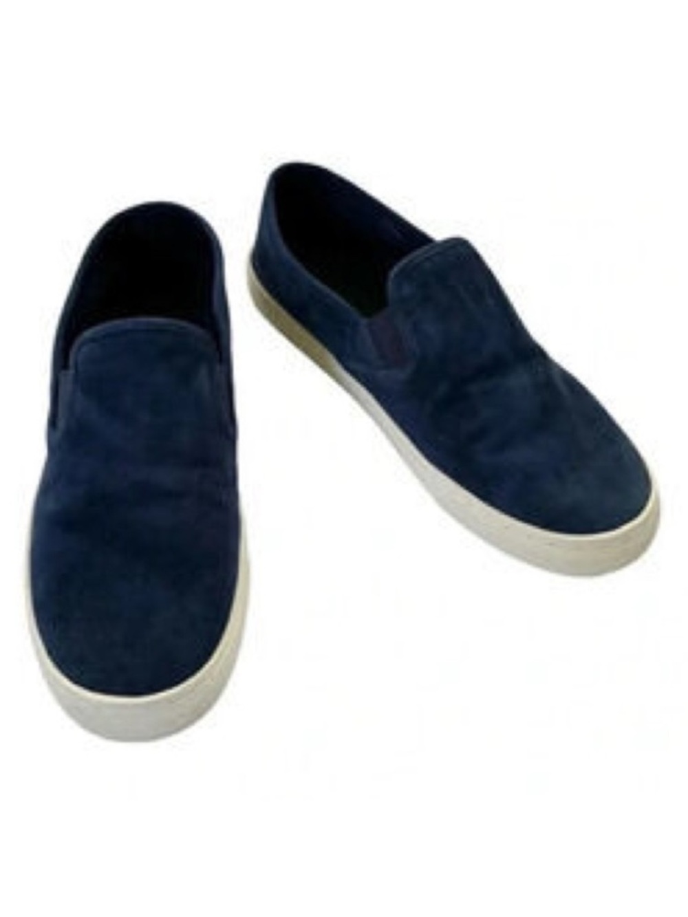 TORY BURCH Max Sneaker Slip-On Navy Blue Suede
Leather Size 7.5